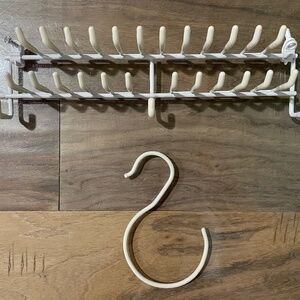 2-Piece Set Tie & Belt Closet Organizer